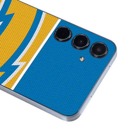 NFL Los Angeles Chargers Zone Block Galaxy A35 5G Skin